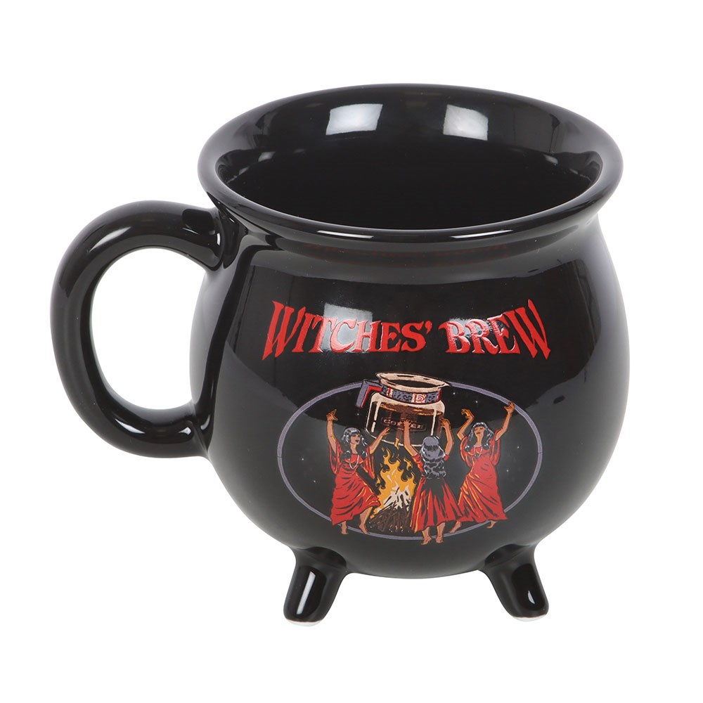 Witches Brew Cauldron Mug by Steven Rhodes