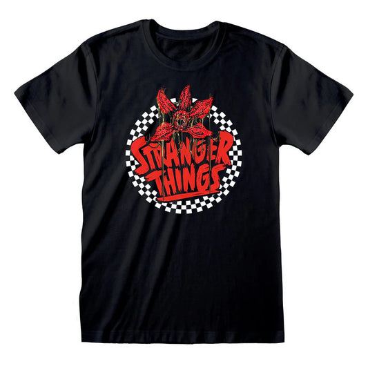 Stranger Things Checkered Circle T-shirt