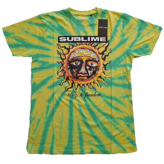 Sublime 40oz To Freedom T-shirt (Green) (Wash Collection)