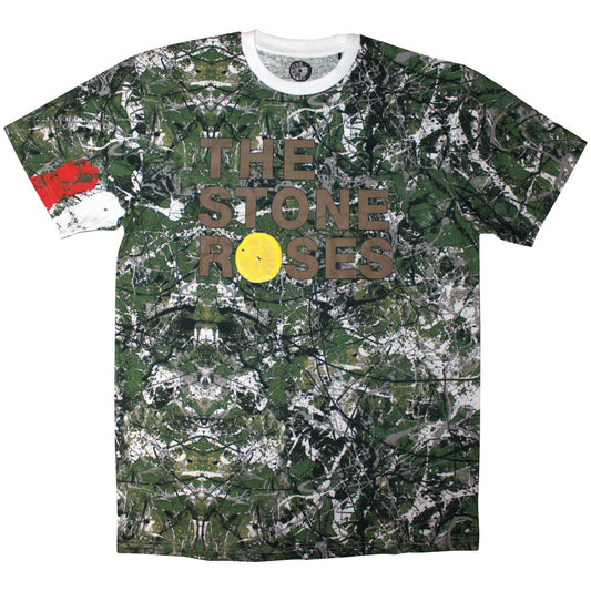The Stone Roses Album Cover Camo Sublimation T-Shirt