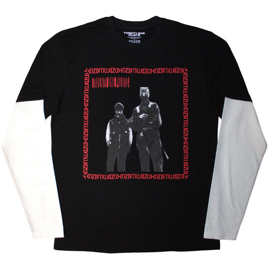 Twenty One Pilots Run Frame Layered Long Sleeve T-shirt