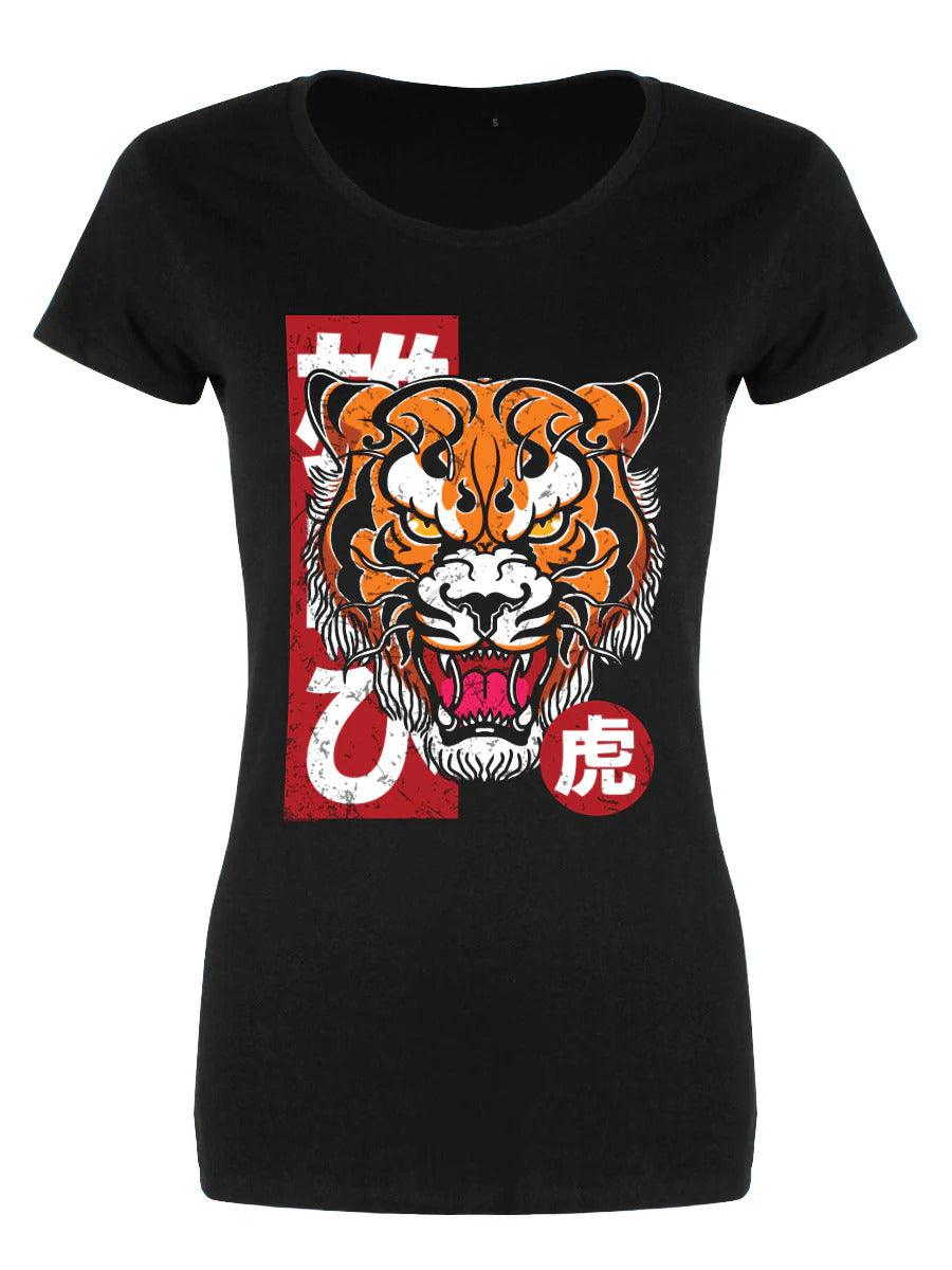 Unorthodox Collective Tiger Tattoo Ladies T-Shirt | Grindstore