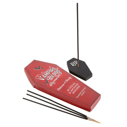 Vampire Blood Incense Sticks And Coffin Holder