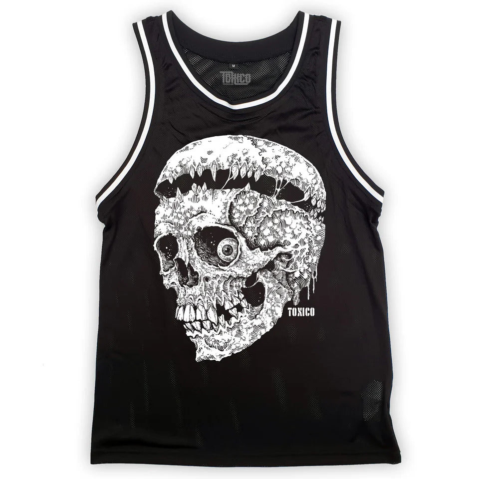 Wasteland Skull Mesh Tank | Toxico Clothing