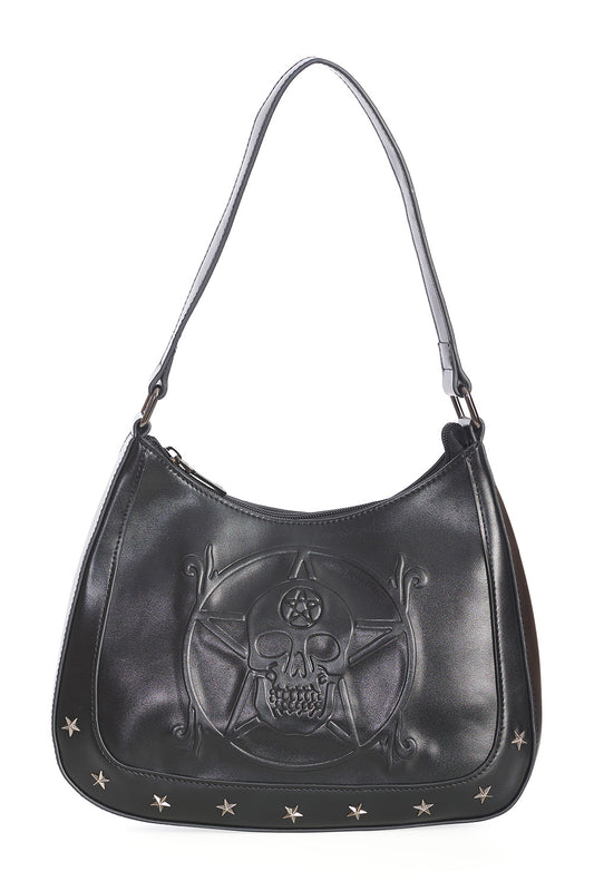 White Magic Skull Shoulder Bag | Banned Apparel