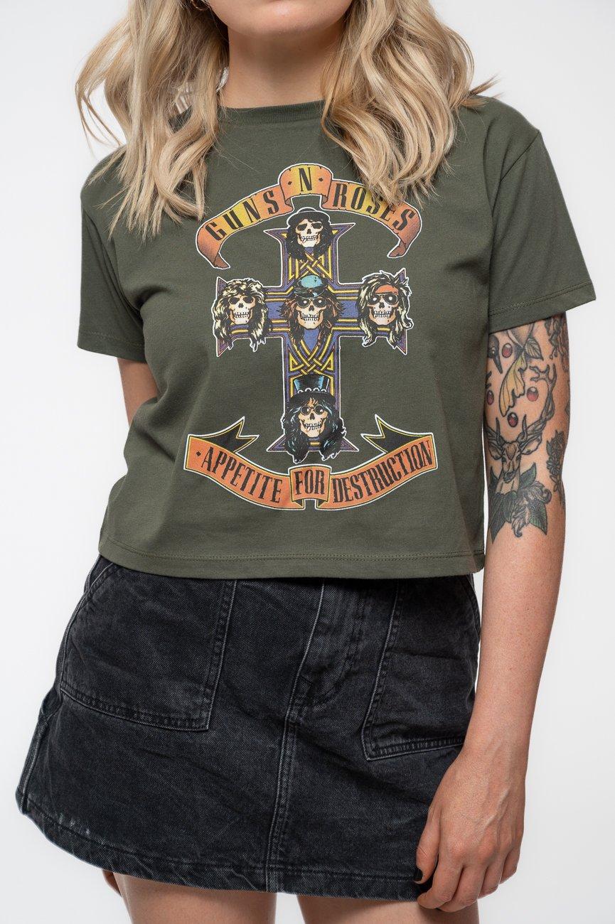 Guns N Roses Appetite For Destruction Crop Top